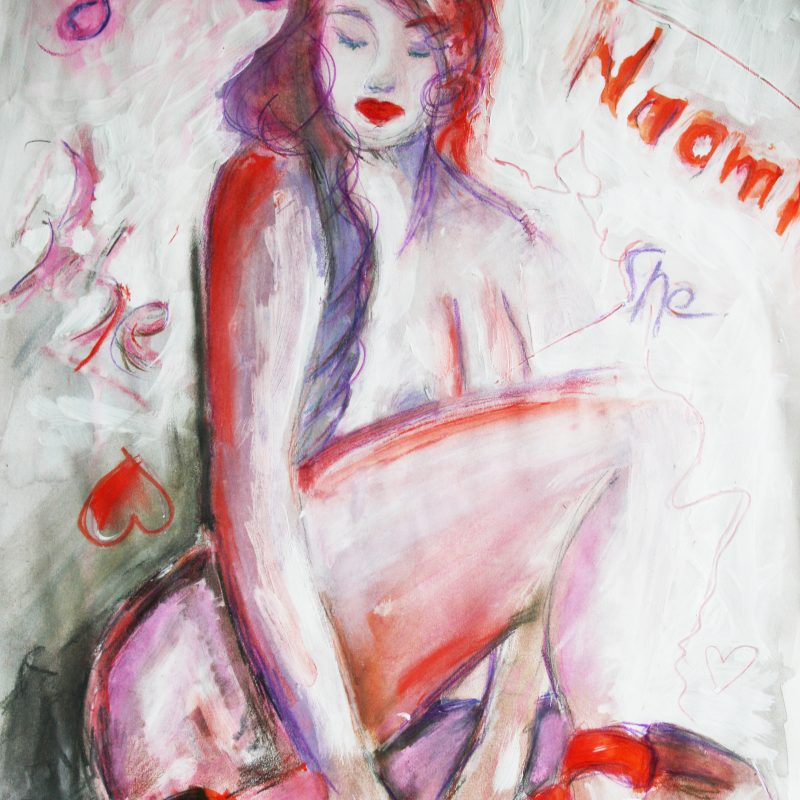 29 nude art "Lilith", Mischtechnik, DIN A 2