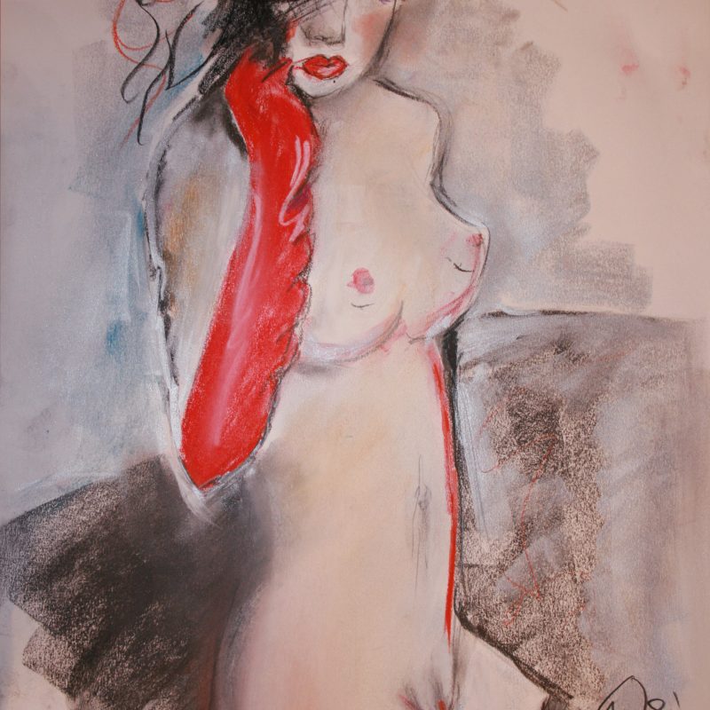 30nude art"Nell", Mischtechnik, DIN A 2