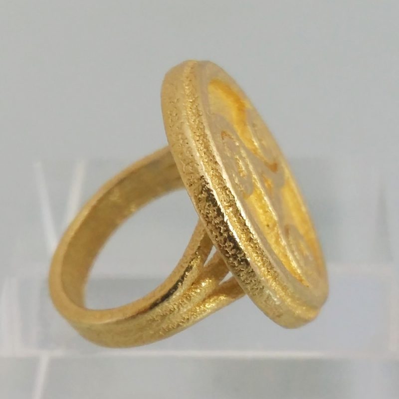 Triskele-ring_gold, Detailansicht, Prototyp 2