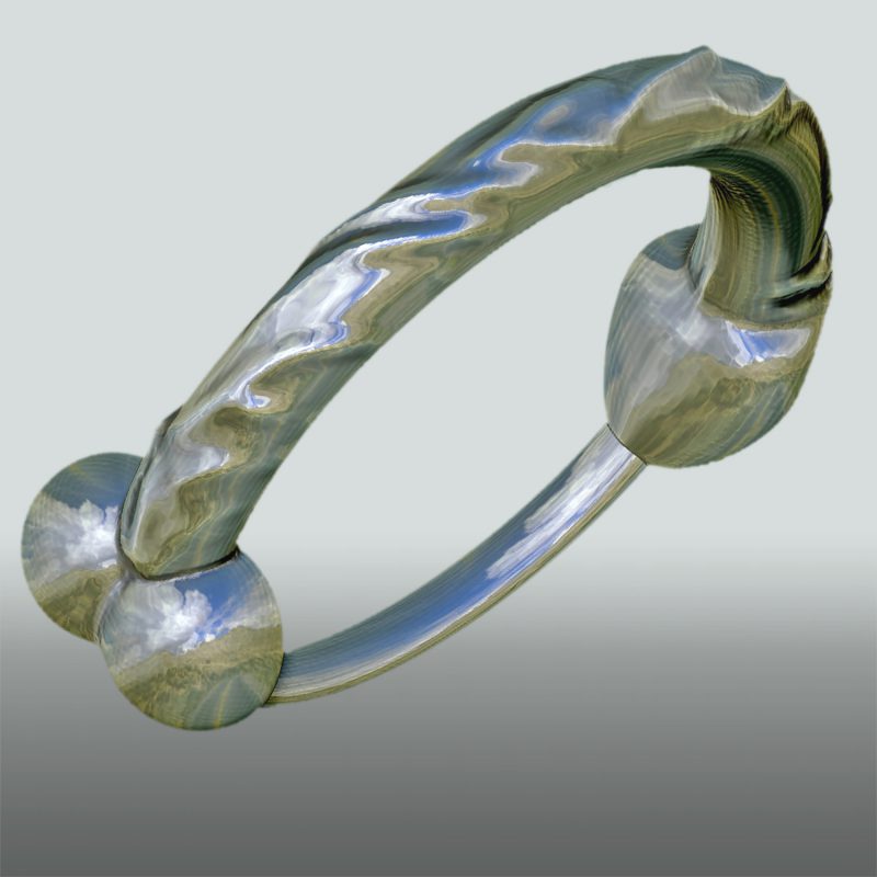 C-Ring Phallus - silber