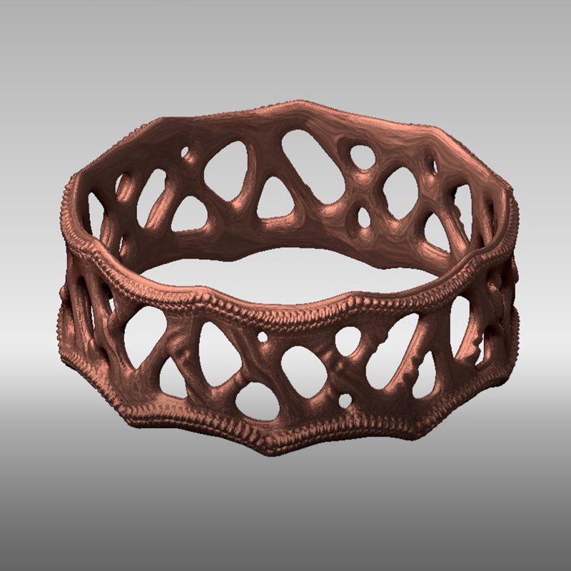 Organic Ring 1 - bronze