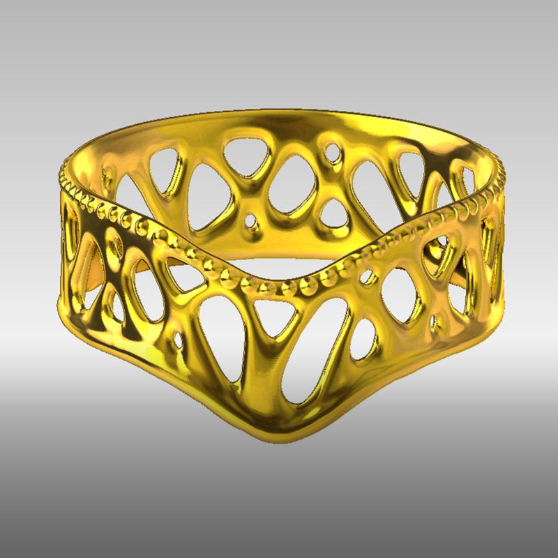 Organic Ring 2- gold